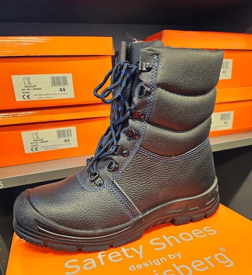 S3 winter lace-up safety boots Size 43