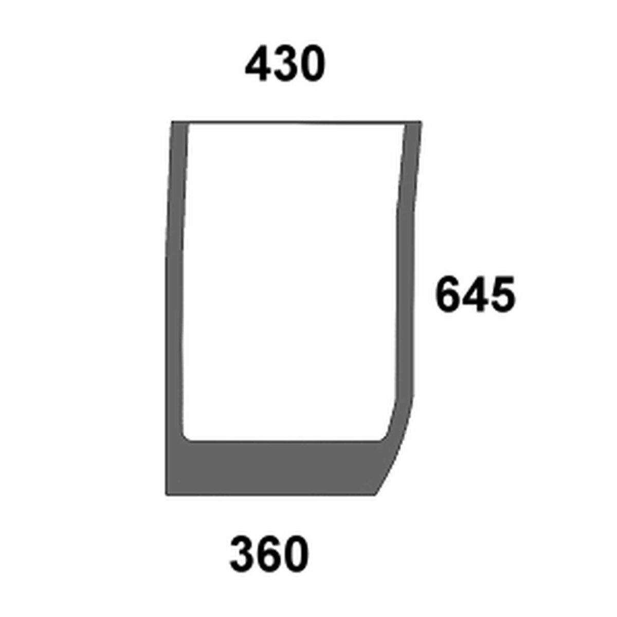 GLASS ASSY, CAB